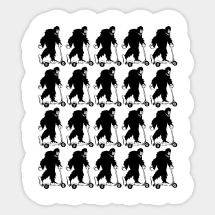 Bigfoot Silhouette Sticker